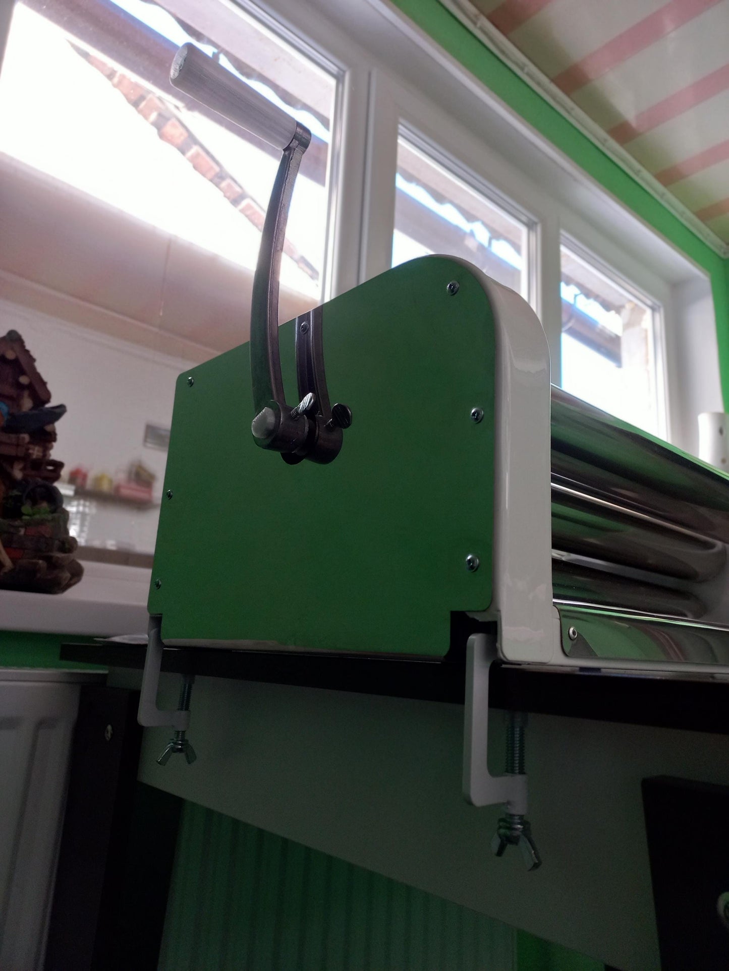 Dough sheeter handle replacement for manual pasta & pastry machine - durable, easy grip tool for smooth dough rolling