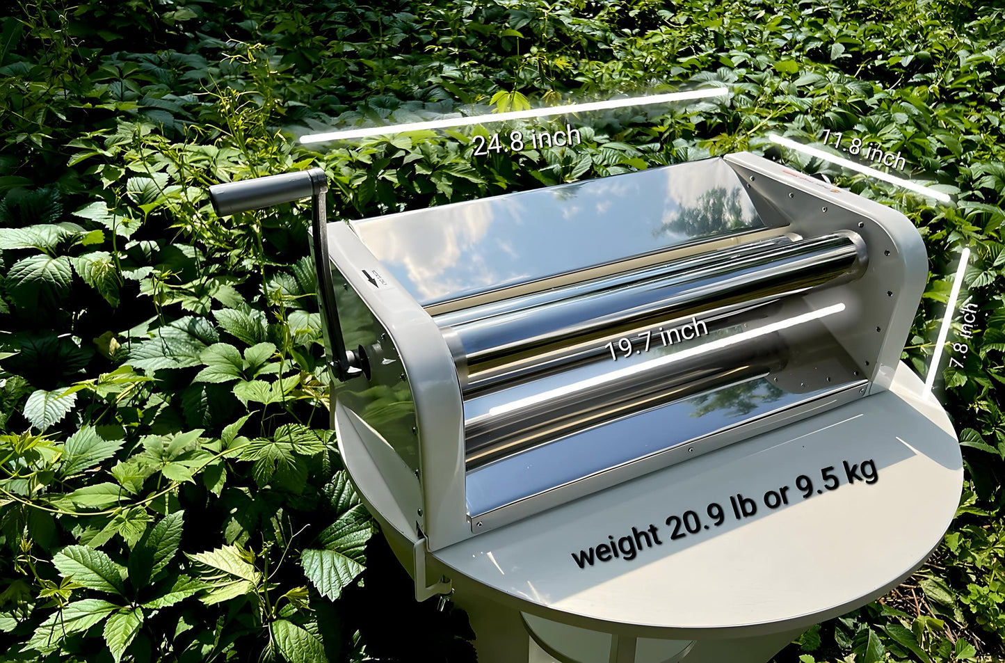 Professional manual dough sheeter machine with 19,7 inches (50 cm) rollers, kitchen appliances, cooking utensils & gadgets, bakery equipment