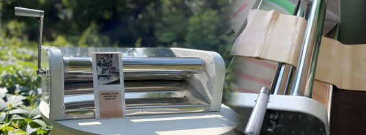 Professional manual dough sheeter 50cm - holiday baking machine for pastry, pizza & croissant dough rolling