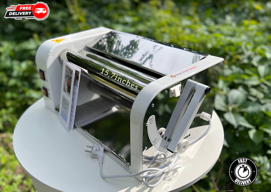 Professional small electric dough sheeter machine, 15.7" 220/110 volt, kitchen appliances, bakery equipment
