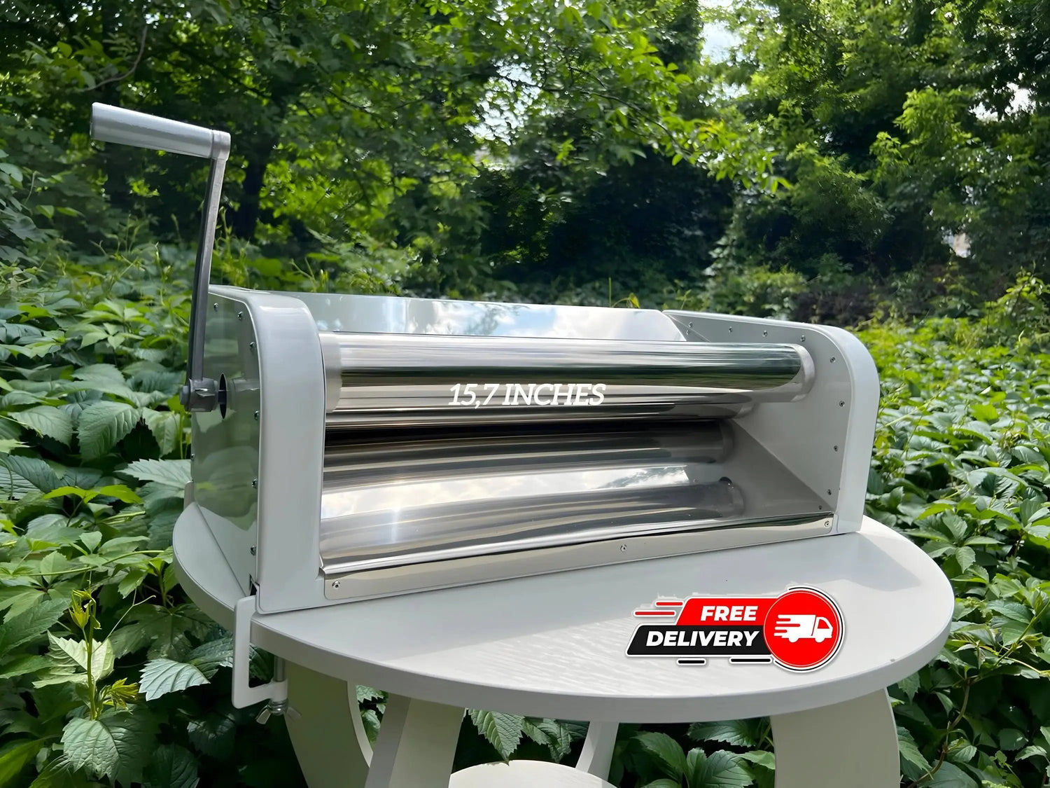 Manual Dough Roller 40cm - Perfect Gift for Mom & Grandma | Pastry Sheeter for Holiday Baking & Pizza